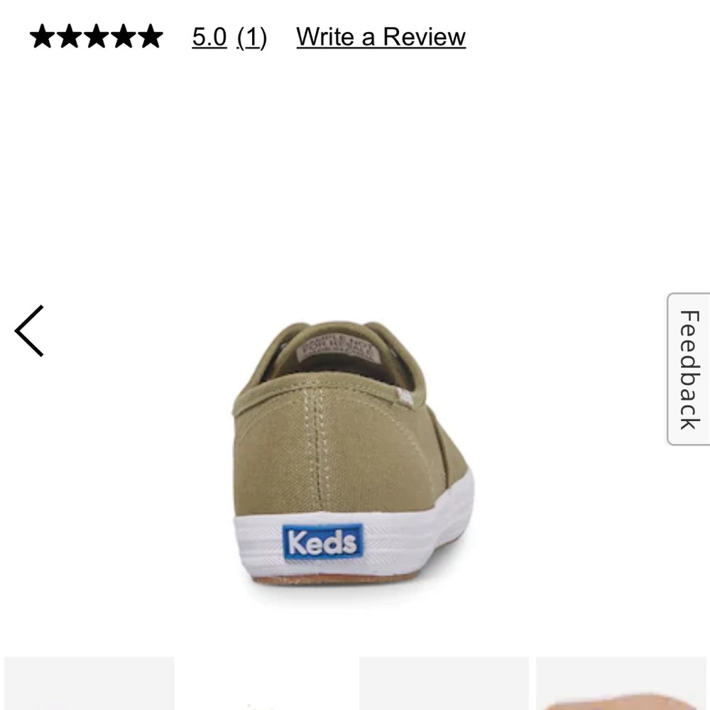 Keds olive green sneakers